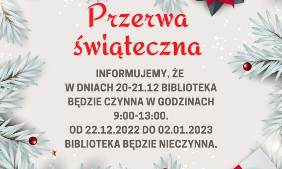 Przerwa świąteczna